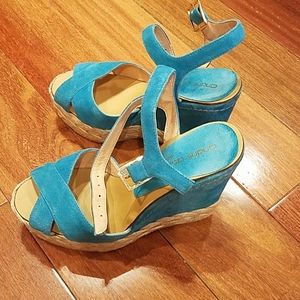 Andre Assous Melrose Suede wedge